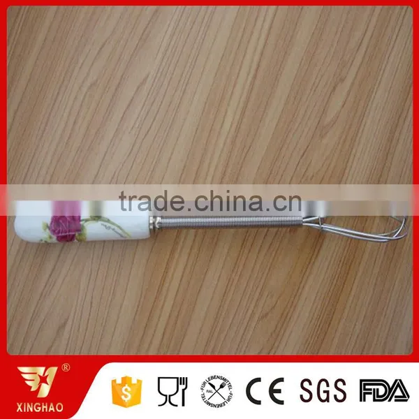 Fine Small Size Egg Whisk With Ceramic Handle photo-2