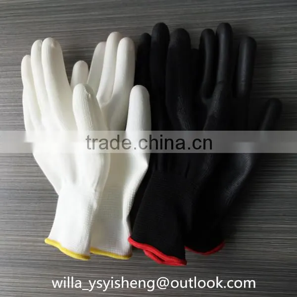 Wholesale pu Coated Nylon Work Glove From Linyi Factory