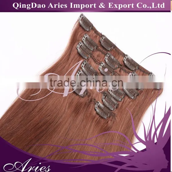 Factory Cheap Price Top Grade 100 Human Hair Clip in Hair photo-5