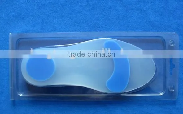 Transparent XL High Quality Silicone Gel Insoles for Shoes Eco-friendly photo-5