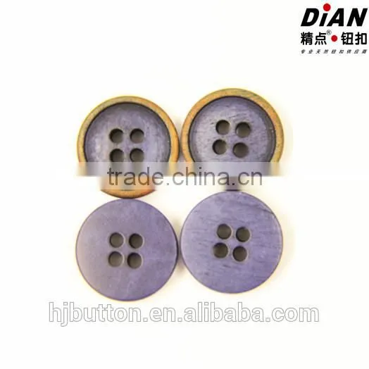 2016 Horn Bone Buttons Colored Bone Buttons Color Dyeing Buttons photo-3