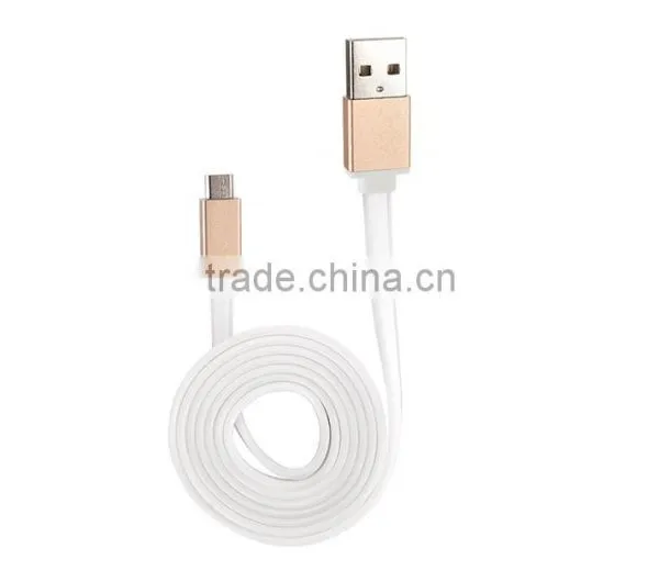 Flat Micro USB Cable to USB Cable 2.0 for Samsung Huawei Andorid photo-4