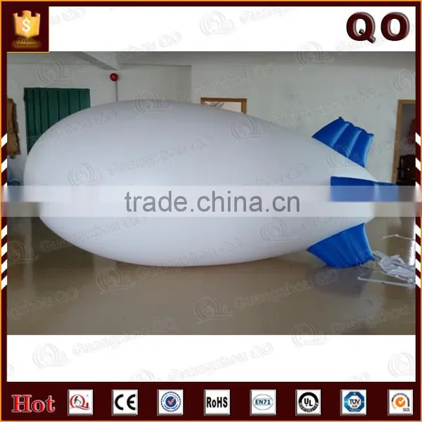 Custom Design Aircraft Shaped Outdoor Advertising Inflatable Zeppelin Helium Balloon photo-2