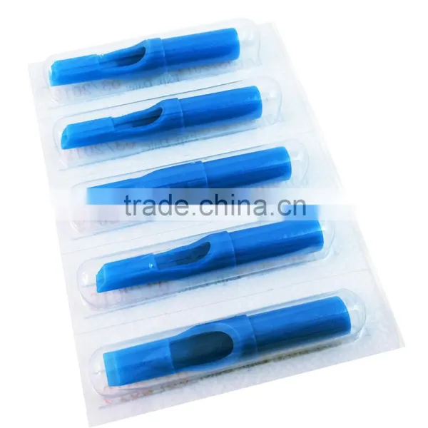 High Quality Disposable Tattoo Tip 15FT Blue photo-2