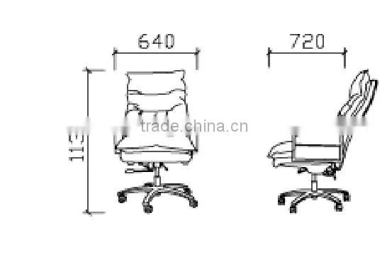 Leather Office Desk Chair GZH-CK0076 photo-2