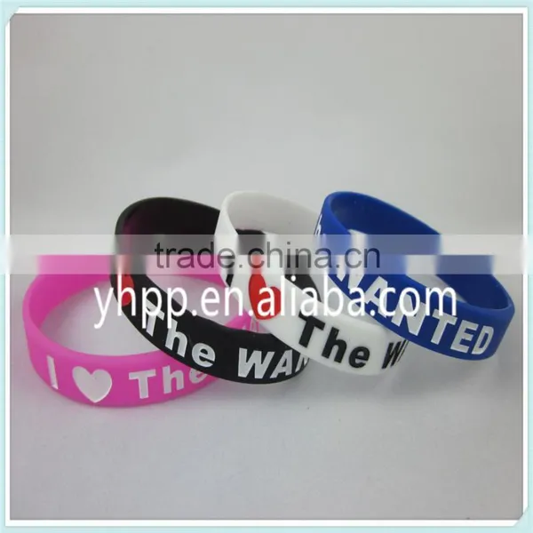 Custom I Love THE WANTED WRISTBAND BRACELET A5(3) photo-2