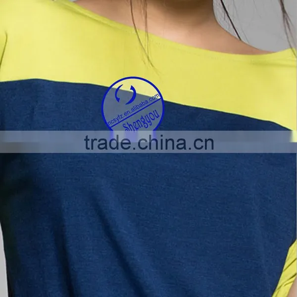OEM Custom Women Rayon Cotton Blank t Shirt Wholesale China photo-4