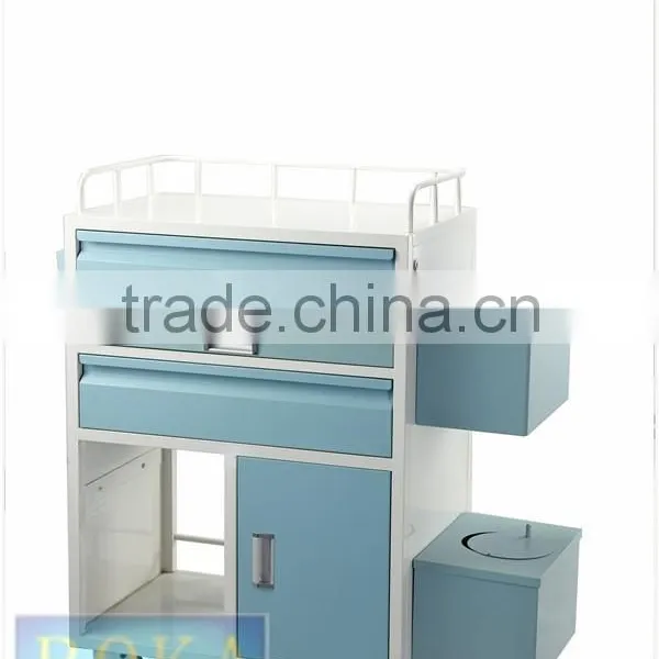BK09 Medical Crash Cart With Low Square 4 Wheels photo-1