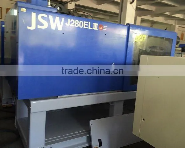 used Japanese injection machine plastic JSW 280T