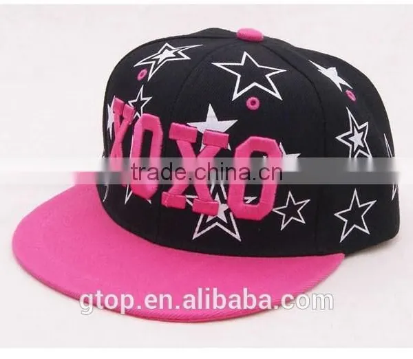 Baseball Cap Hip Hop Flat Snapback Visor Hat Letter Embroidery Printing photo-2