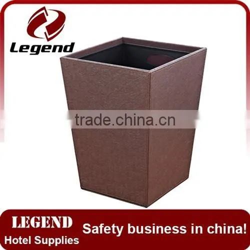 Promotional Faux Leather Square Dustbin photo-5