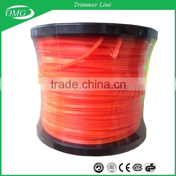 2.7mm x 3 LB Ellipse Twist Nylon Trimmer Line for Brush Cutter photo-4