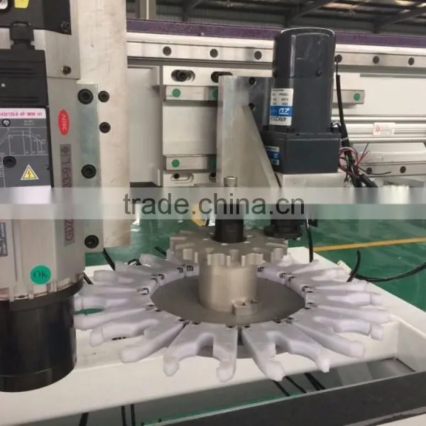 3D Woodworking Center With 8 Tools in Disc /Door Sculpture Wood Carving Cnc Router photo-5