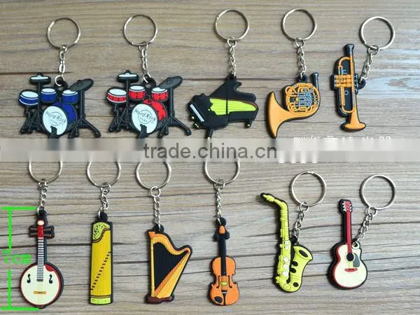 Beautiful Souvenir or Gift Pvc Keychain / Nail Clipper Keychain With Bottle Opener Function