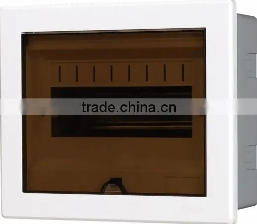 Hot Sale Waterproof Electrical 8 Ways Flush Mount Plastic Distribution Box