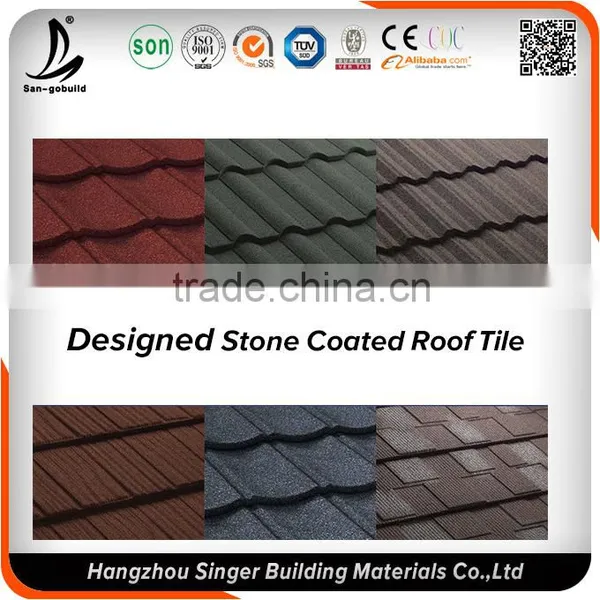 Building Material Lightweight Metal Roof Tile, Lightweight Stone Coated Roof Tile Material for Construction Material photo-5
