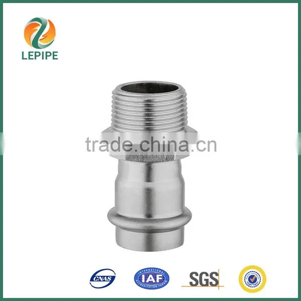 High Temperature Fitting Pipe Plug Stainless Steel Threaded Plug photo-2