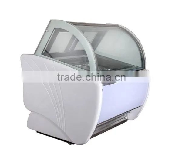 Ice Cream Refrigerator Display Cabinet/Italy Style Ice Cream Display Case photo-4