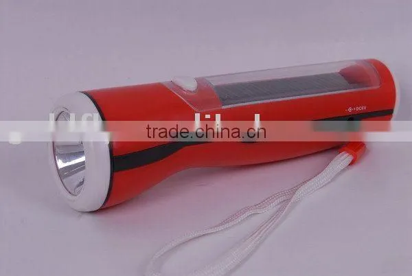 Solar Flashlight (GF-YB007c) (solar torch for camping/led solar torch)