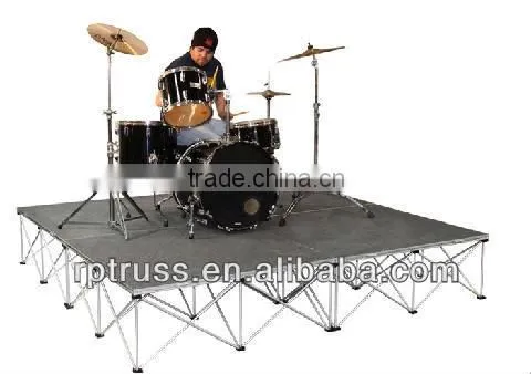 2015 RP Smart Aluminum Movable Stages With Tempered Glass or Plywood Platform or Acrylic photo-3