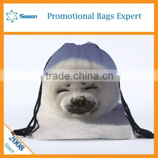 3d Animal Bag Polyester Shopping Bag Large Drawstring Bags Supplier's Choice photo-3