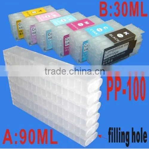 CISS/refillable ink cartridge for Epson PP-100/PP100(Discproducer Disc Publisher,PJIC1-PJIC6,C13S02A9991)