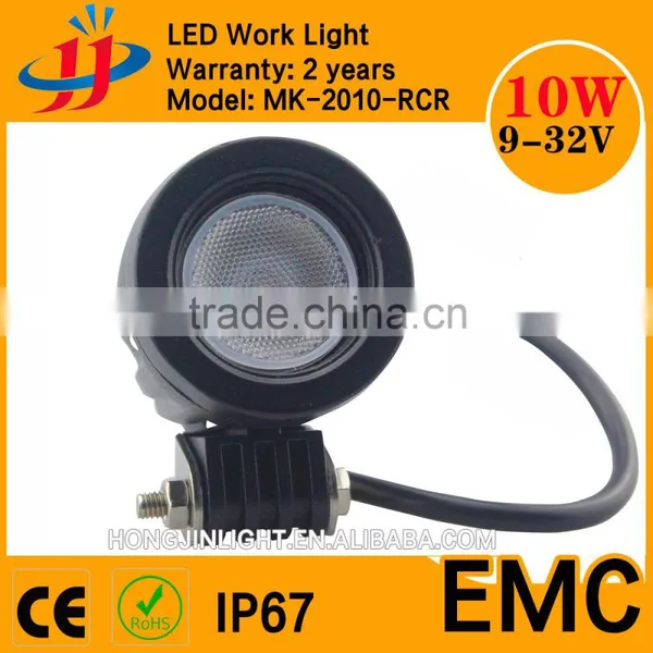 China Top Selling Manufacturer Super Bright Spot/flood Ip67 Led Headlight 12v Led Light Motorcycles 10w 2inch photo-3