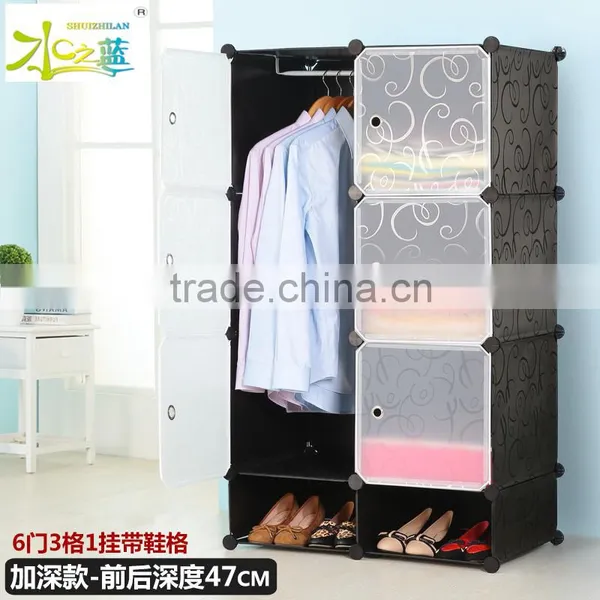 Plastic Wardrobe Cabinet Used Cloths photo-6