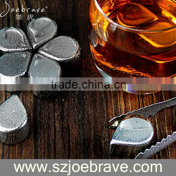 Raindrop Stainless Steel Whiskey Stones, Ice Cubes,reusable Ice Cubes,Chilling Wine Ice Cubes photo-4