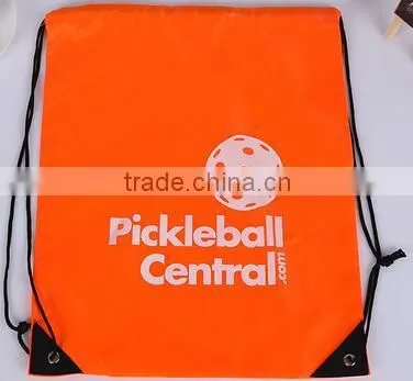 Cheap Promotional Recycled Colorful Polyester Outdoor Sports Drawstring Bags photo-2