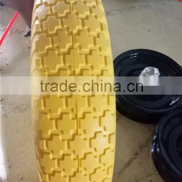 High Quality pu Foam Wheel 4.80/4.00-8 pu Wheel photo-3