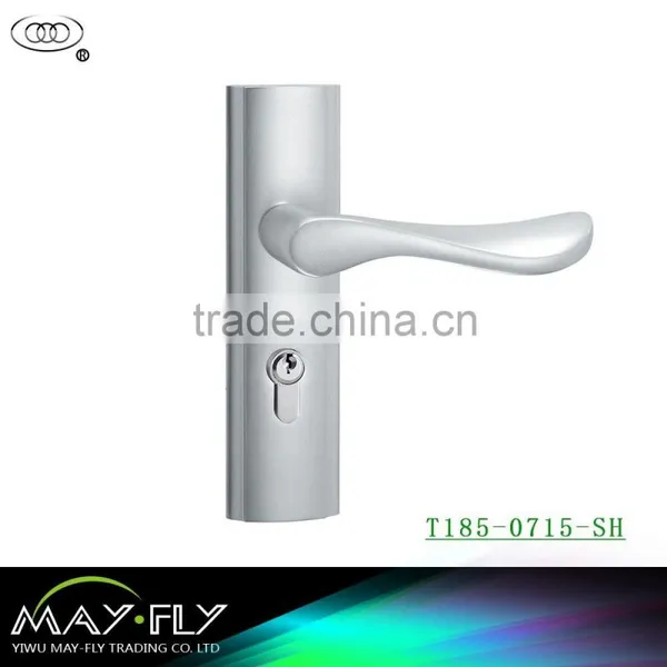 Hot Sale High Quality Tri-Circle ALuminium Alloy Lever Latch Door Handles Locks/ Wholesale Household Door Handles Locks Set photo-3