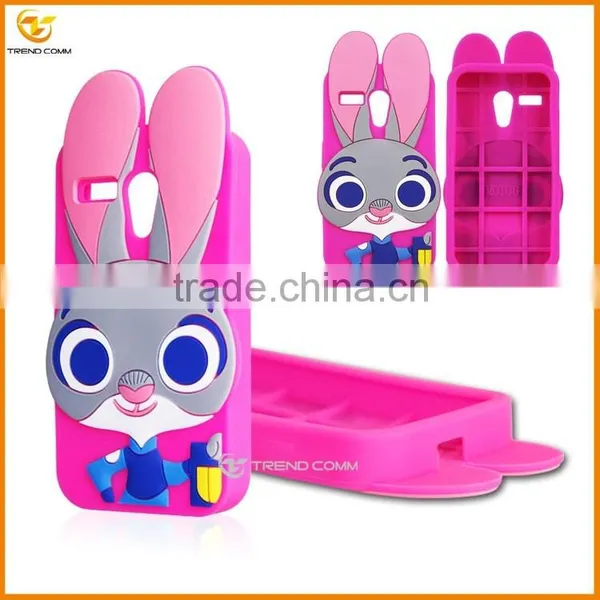 Cute Rabbit Silicon Case for Motorola G photo-5