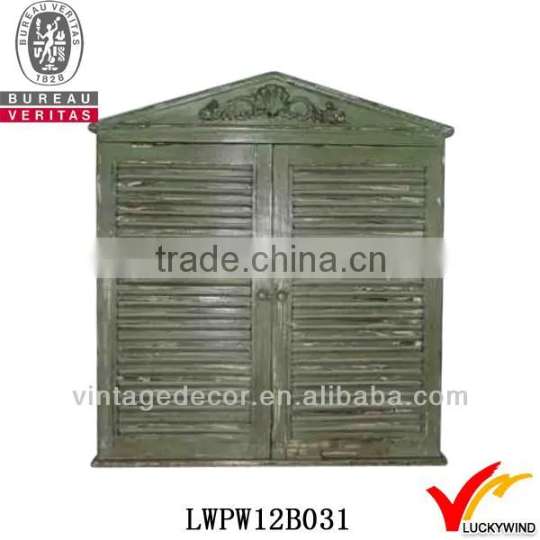 Antique Distressed Grey Wooden Window Frames Designs photo-4