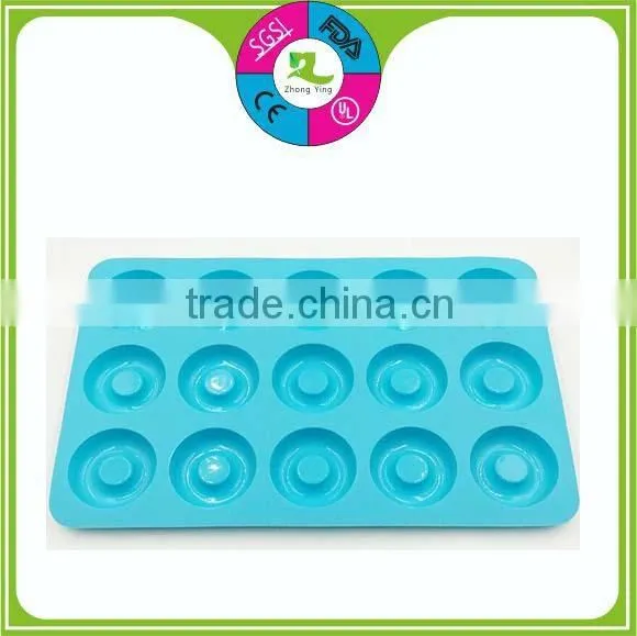 Customized Colors Donut Shaped Cake Silicone Mold photo-4