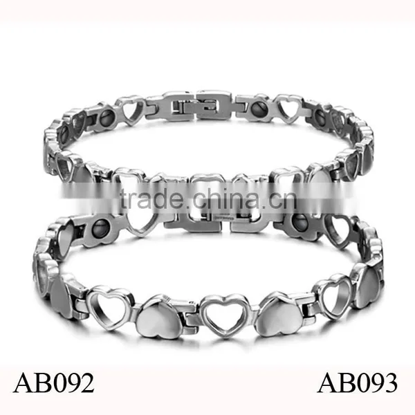 Cheap Wholesale Make Your Own Fashion Men's Stainless Steel Bracelet For Couples photo-6