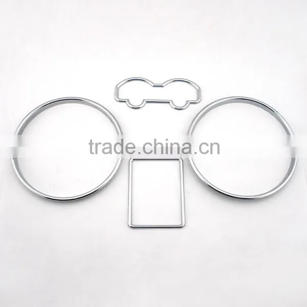 Chrome Dial Ring Surrounds for vw Golf Mk4 Parts photo-2