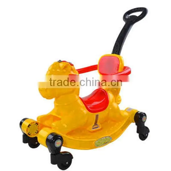 Plastic Children Toy Tricycle With Hobbyhorse Function,wholesale Baby Rocking Horse Swing Car photo-5