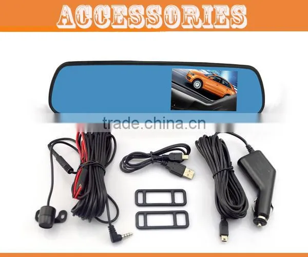 Newest 4.3"LCD Screen Full HD 720P Car Black Box Dual Camera Car DVR photo-6