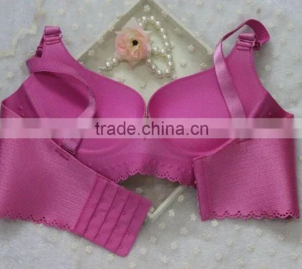 Embossing Push up Seamless Bra Rose photo-2