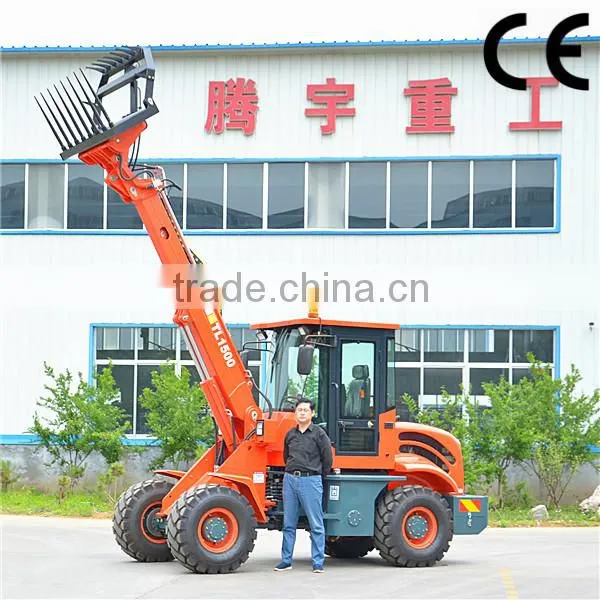 1.5 Ton Construction Machinery Tractor Front End Wheel Loader for Sale photo-6