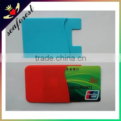 2016 New Mobile Phone Silicone Smart Card Wallet 3m Sticky photo-6