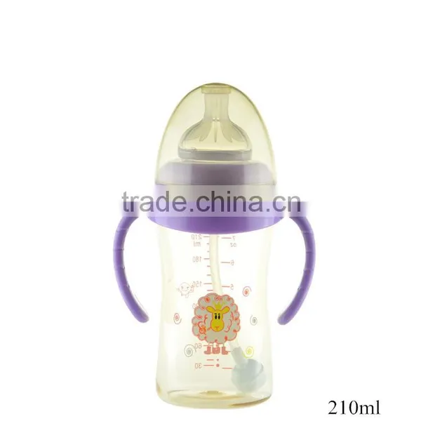 BPA Free Feeding Supplier Baby Bottle With Handle for 3-12 Monthbaby photo-2