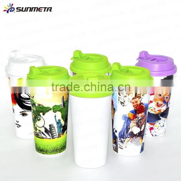 Sublimation Plastic Water Bottle Mug Sublimation photo-5