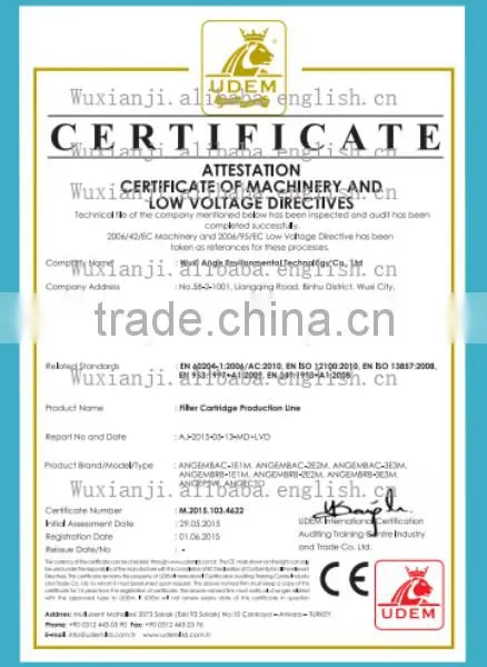 Automatic PP Melt Blown Filter Cartridge Machine Production Line photo-4