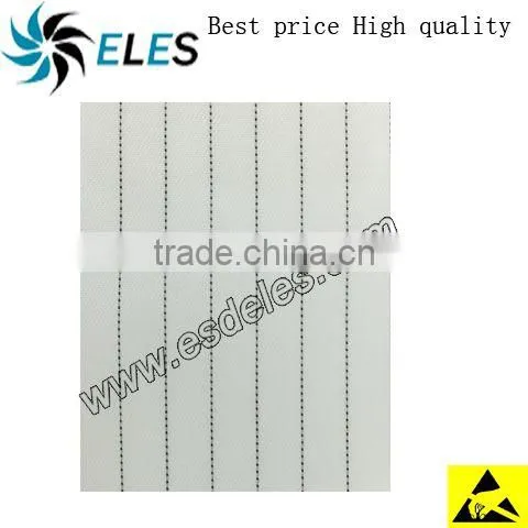 Class 1000 Polyester Cleanroom ESD Fabric With Conductive Carbon photo-2