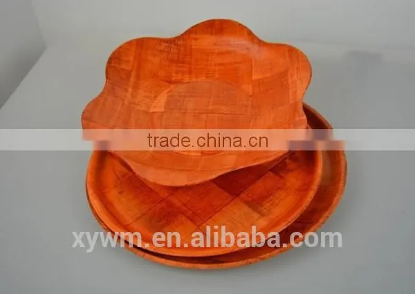 Unique Woven Wooden Salad Bowls photo-5