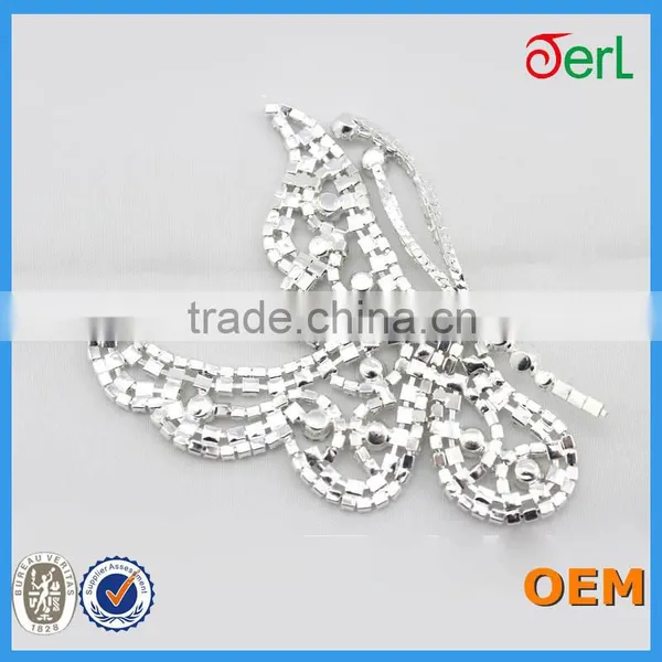 2016 Hot Sale Good Price Bridal Beaded Trim for Wedding Dress photo-2