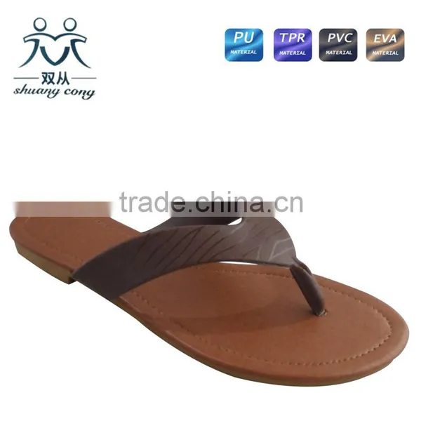 2016 Latest Lady Beach Women Shoe Import Flip Flop Slipper photo-2