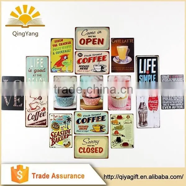 Tin Sign, Tin Plate, Tin Advertising Sign